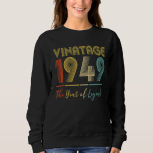 Sudadera Vintage 1949 73ª Ideas De Cumpleaños Hombres Mujer