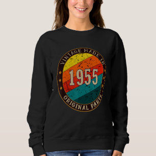 Sudadera Vintage 1955 Original Parts Birthday
