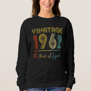 Sudadera Vintage 1962 60th Birthday Ideas Hombres Hombres M
