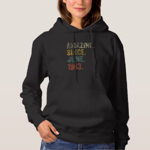 Sudadera Vintage 1963 59º cumpleaños asombroso desde junio 