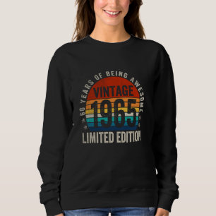 Sudadera Vintage 1965 edición limitada 60th Birthday Gift 6