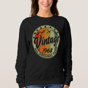 Sudadera Vintage 1968 Todas las piezas originales nacidas e