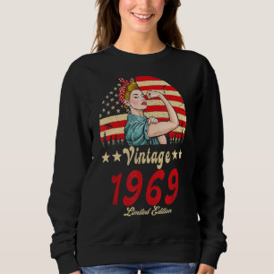 Sudadera Vintage 1969 1969 53rd B Day 53 Years