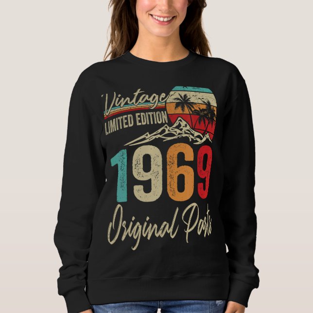 Sudadera Vintage 1969 Piezas Originales 53 cumpleaños (Anverso)
