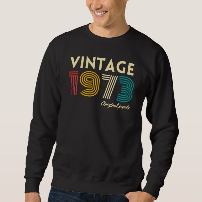 Sudadera Vintage 1973 cumpleaños 53 (Anverso)