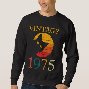 Sudadera Vintage 1975 49 Años Hombres Mayores 49 Años Cumpl