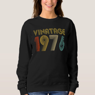 Sudadera Vintage 1976 Niños y Chicas de 46 años