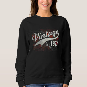Sudadera Vintage 1977 Bandera de Trinidad y Tobago Día B