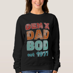 Sudadera Vintage 1977 Generación X Gen X Bod Papá