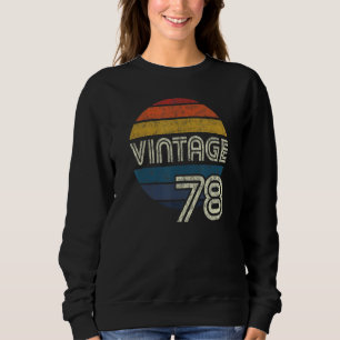 Sudadera Vintage 1978 Cumpleaños 1