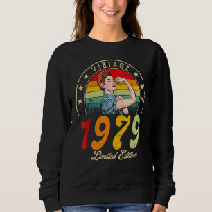 Sudadera Vintage 1979 1979 43rd B Day 43 Years