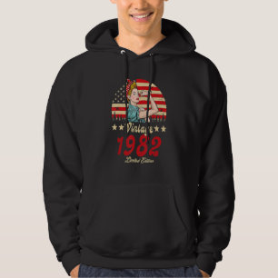 Sudadera Vintage 1982 1982 40th B Day 40 Years