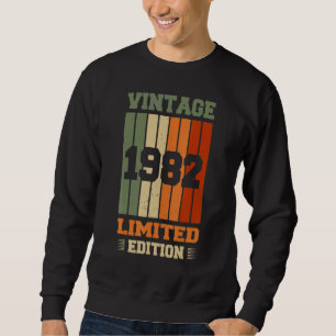 Sudadera Vintage 1982 40º cumpleaños 1