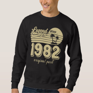 Sudadera Vintage 1982 40º cumpleaños Partes originales 5