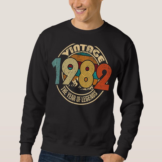 Sudadera Vintage 1982 40 años de leyenda (Anverso)