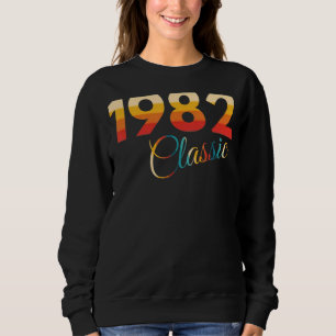 Sudadera Vintage 1982 Hecho En 1982 40º Cumpleaños 1