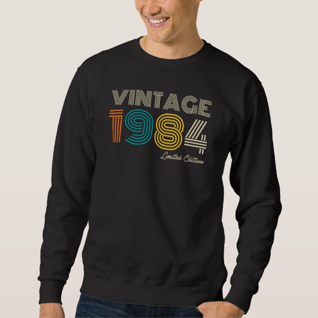 Sudadera Vintage 1984 40º cumpleaños (Anverso)