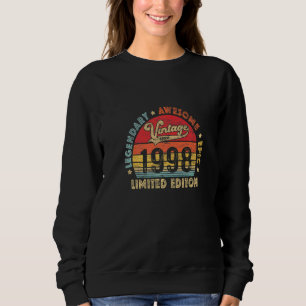 Sudadera Vintage 1998 24th Birthday Legendary Awesome Epic