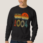 Sudadera Vintage 2004 18th Birthday Men Mujeres de 18 años<br><div class="desc">Vintage 2004 18th Birthday Men Mujeres de 18 años</div>
