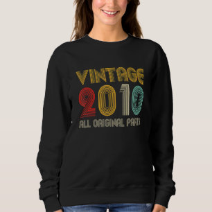 Sudadera Vintage 2010 Todas las piezas originales 12 años