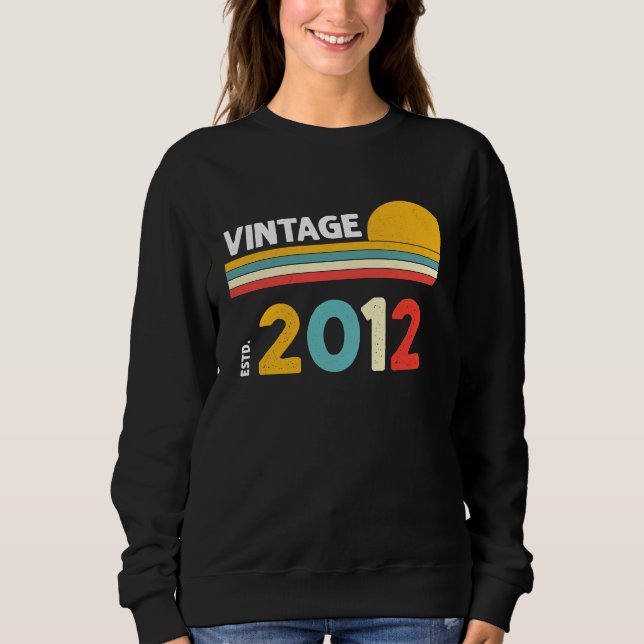 Sudadera Vintage 2012 (Anverso)