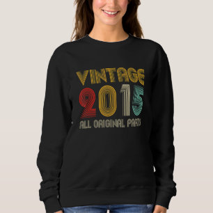 Sudadera Vintage 2015 Todas las piezas originales 7 años de