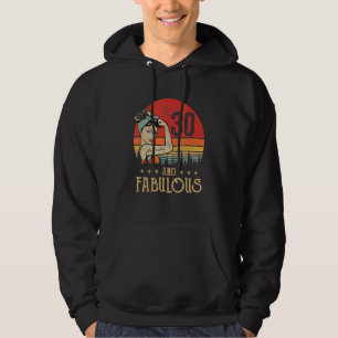 Sudadera Vintage 30 Años Cumpleaños Y Fabuloso 30 Bi