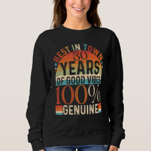 Sudadera Vintage 30th Birthday Apparel mujeres hombres 30th