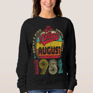 Sudadera Vintage 40th Birthday Awesome From August 1982 Ep