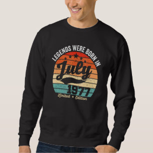 Sudadera Vintage 45th Birthday Legends Nacieron El 19 De Ju
