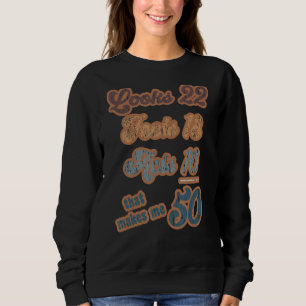 Sudadera Vintage 50 Años De Edad Presente Durante 50 Años