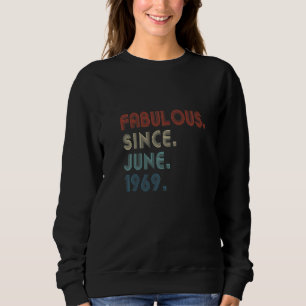 Sudadera Vintage 53 Años Mujeres Hombres Fabulosas desde Ju