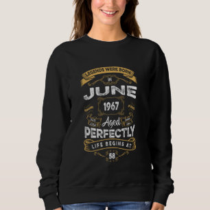 Sudadera Vintage 58th Birthday Legends Nacieron El 19 De Ju
