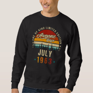 Sudadera Vintage 59th Birthday Awesome From July 1963 Epic