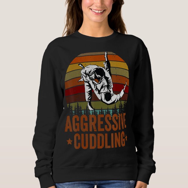 Sudadera Vintage agresivo de lucha libre (Anverso)