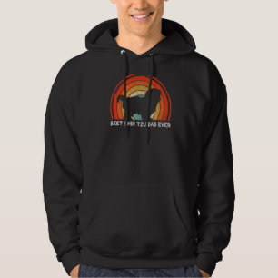 Sudadera Vintage al estilo retro masculino mejor shih Tzu D
