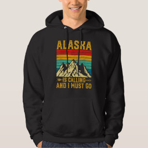 Sudadera Vintage Alaska llama a los hombres ropa 1