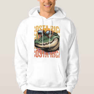 Sudadera Vintage Alligator Costa Rica Travel Art