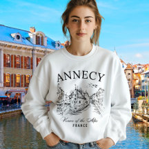 Vintage Annecy France Gift – Canal Art Print Desig