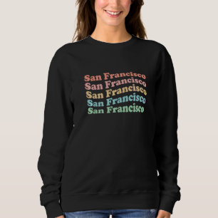 Sudadera Vintage años 70 Ciudad Hippie EEUU Retro San Franc