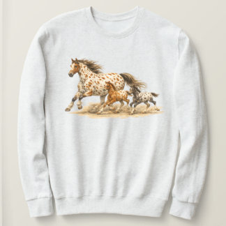 Sudadera  Vintage Appaloosa Horse Crewneck  Retro 90s Horse