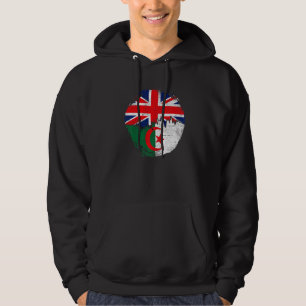 Sudadera Vintage argelino con raíces de la bandera británic