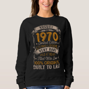 Sudadera Vintage August 1970 Ltd Edición Living Legend Orig