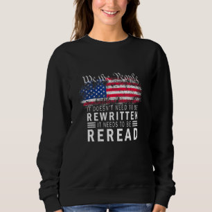 Sudadera Vintage Bandera Americana Que Necesita Ser Leída D