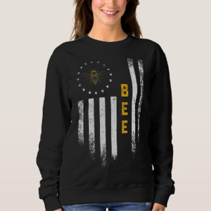 Sudadera Vintage Bandera De Eeuu Apicultores De Abeja Abeja