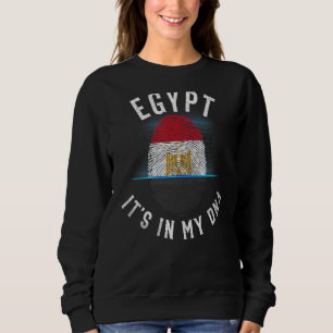 Sudadera Vintage Bandera Egipcia Está En Mi Adn Egipcio