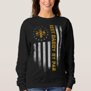 Sudadera Vintage Bandera Estadounidense Mejor Papi Por Par