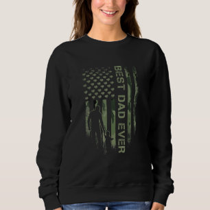 Sudadera Vintage bandera norteamericana mejor papá del padr