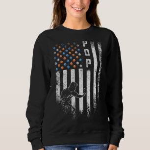 Sudadera Vintage bandera norteamericana orgullosa Ping Pong