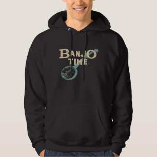 Sudadera Vintage Banjo Time Retro Para Los Jugadores De Gui